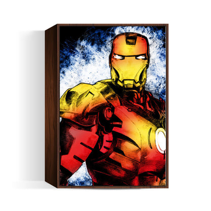 Ironman Fan Art - Grunge Wall Art