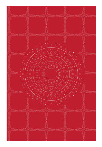 Christmas Geometric Pattern Art PosterGully Specials