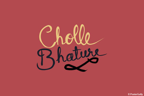 Brand New Designs, Cholle Bhature Food Artwork, - PosterGully - 1
