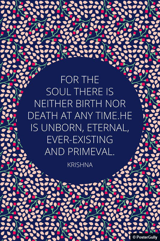 Brand New Designs, Existing & Primeval Quote Krishna | Bhagavad Gita, - PosterGully - 1