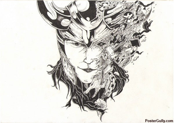 Wall Art, Loki Artwork