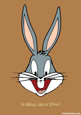 Brand New Designs, Bugs Bunny Trolling Artwork