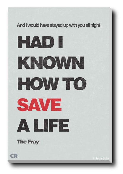 Brand New Designs, How To Save A Life Mminimlism Artwork