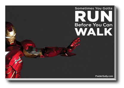 Wall Art, Iron-Man Quote Artwork