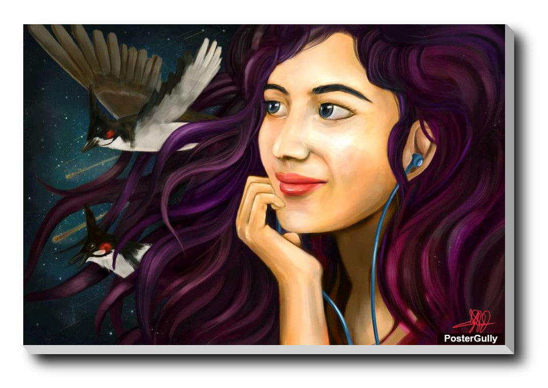 Wall Art, Bulbul Birds Artwork