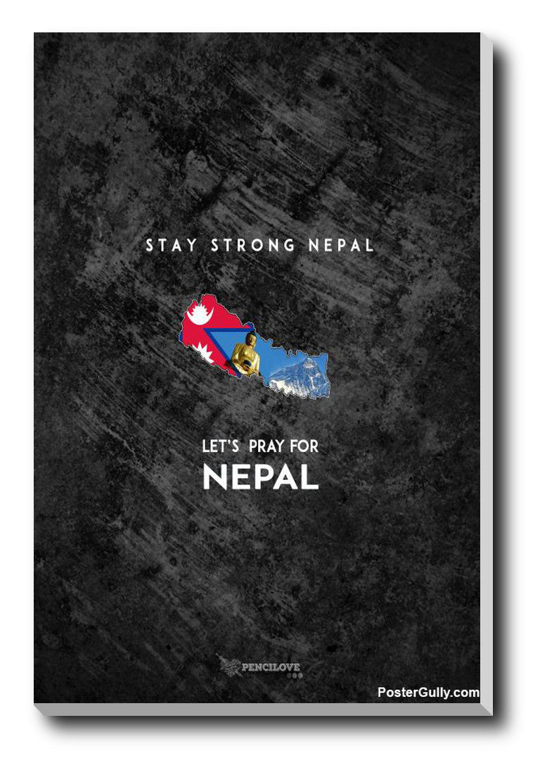 Brand New Designs, Pray For Nepal Artwork