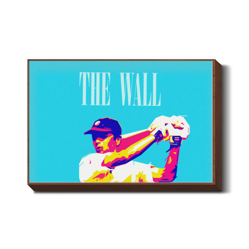 THE WALL DRAWID CRICKET INDIA WORLD CUP  Wall Art
