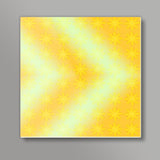 Seamless Yellow Flowers Square Art