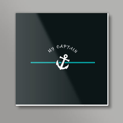 My Captain Square Art Prints