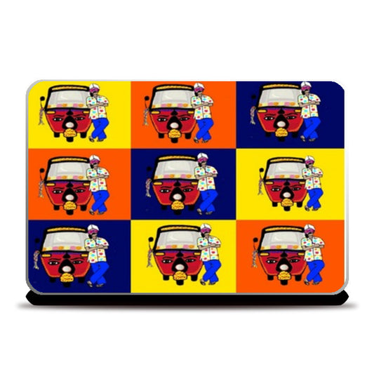 Laptop Skins, rickshaw wala Laptop Skins