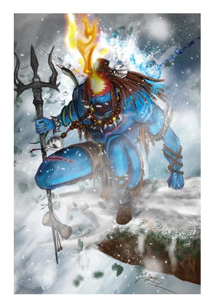 PosterGully Specials, Fierce Shiva Wall Art