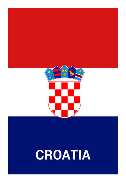Croatia | #Footballfan Wall Art