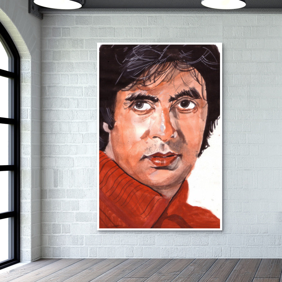 Amitabh Bachchan is the evergreen superstar Wall Art
