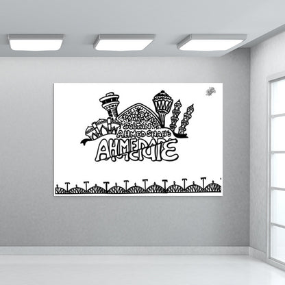 Ahmedabad-Amdavad Wall Art
