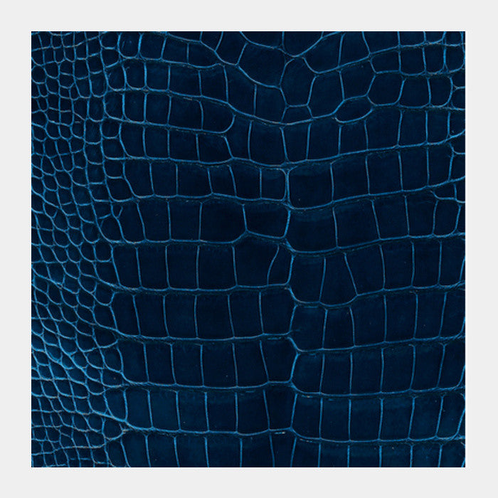 Blue skin Square Art Prints