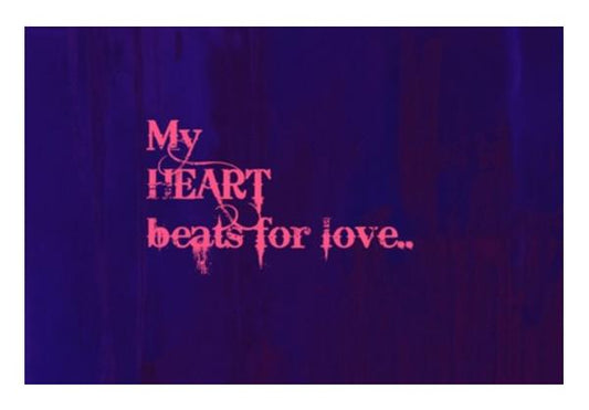 PosterGully Specials, Heart Quote Wall Art