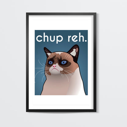 Grumpy Cat Funny Wall Art