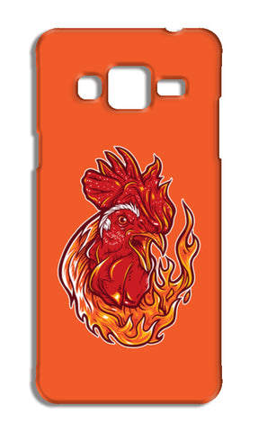 Rooster On Fire Samsung Galaxy J3 2016 Cases