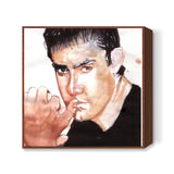 Superstar Aamir Khan is the intellectual Khan Square Art Prints