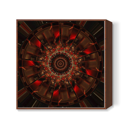 Time Machine Mysterious Abstract Fractal Digital Creative Graphic Design Square Art Prints