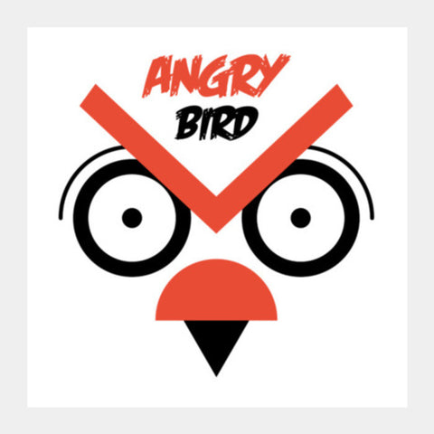 Big Eye Angry Bird Square Art Prints PosterGully Specials