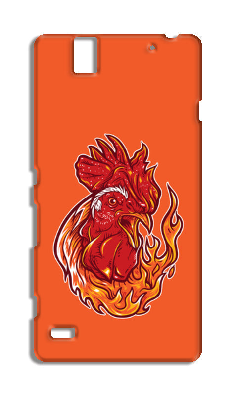 Rooster On Fire Sony Xperia C4 Cases