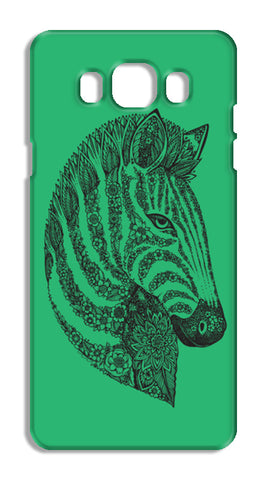 Floral Zebra Head Samsung Galaxy J5 2016 Cases