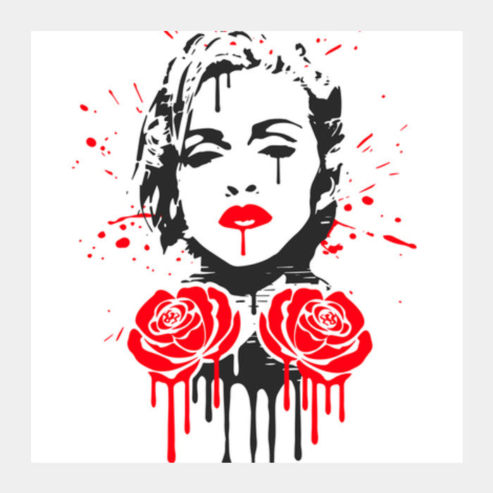 Rebel Heart Square Art Prints