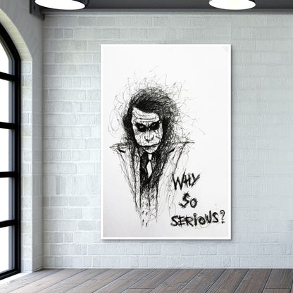 WHY SO SERIOUS ? Wall Art