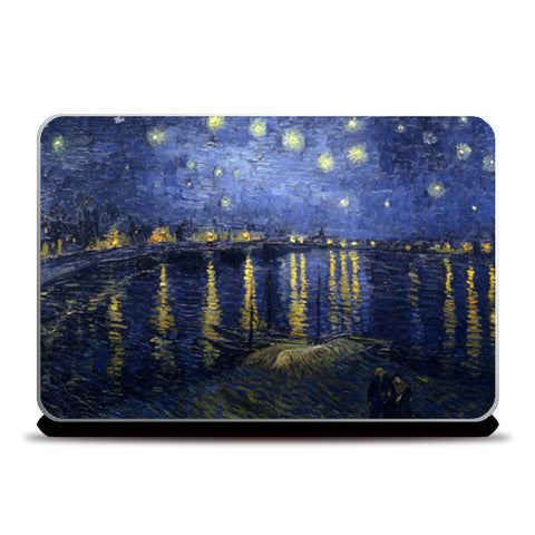 Starry Night over the Rhone by Vicent Van Gogh Laptop Skins
