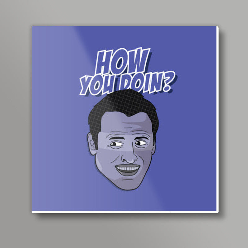 Sitcom Classics Joey How You Doing Square Art Prints Buy High Sitcom classics joey how you doing square art prints buy high