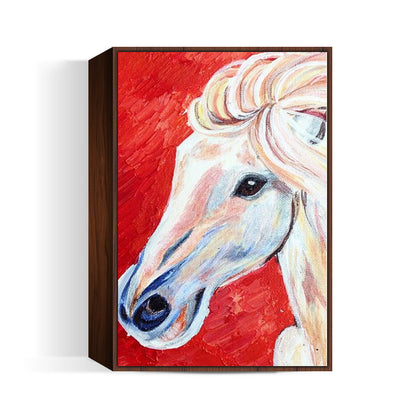 Fiery horse on canvas Wall Art