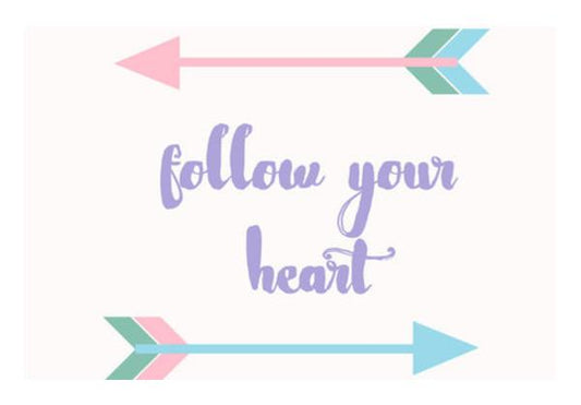 PosterGully Specials, Follow your heart Wall Art