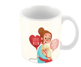 Super Mom Super Love Mothers Day Coffee Mugs