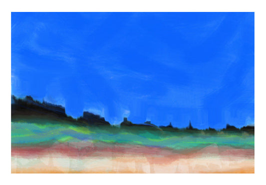 Abstract Landscape Art PosterGully Specials