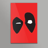 Deadpool Minimal Design Wall Art