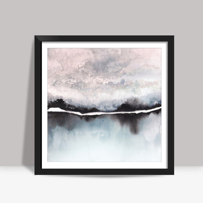 Ice lake Square Art Prints