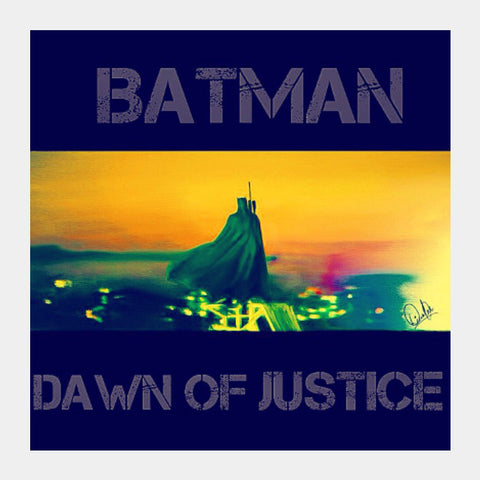Square Art Prints, Batman Dawn of Justice Square Art | Divakar Singh, - PosterGully