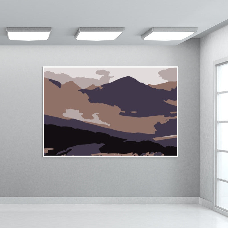 Abstract Hills Wall Art