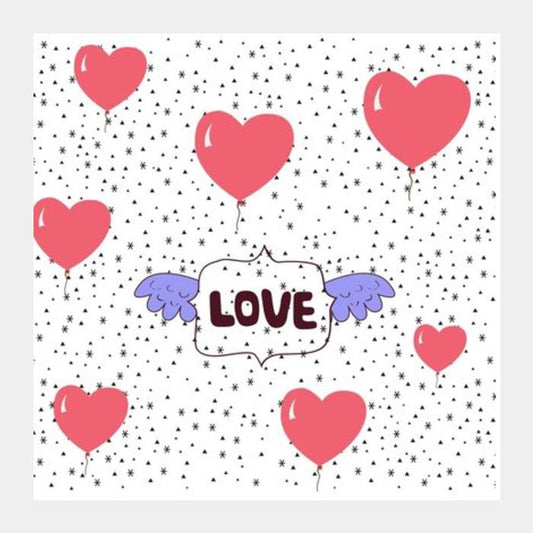 LOVE Square Art Prints PosterGully Specials