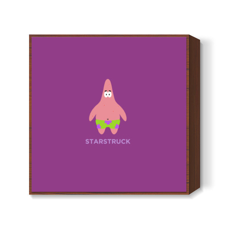 Nick Spongebob Squarepants Patrick Minimal Square Art Prints