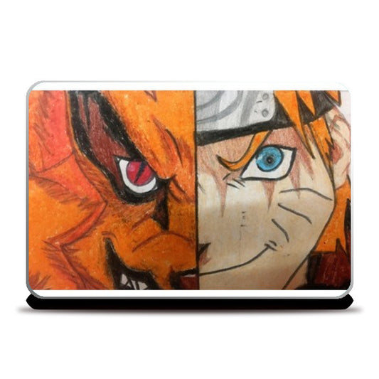 Naruto | Oil Pastel Sketch | Laptop Skins