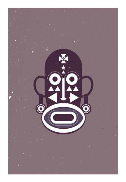 African Mask Art PosterGully Specials