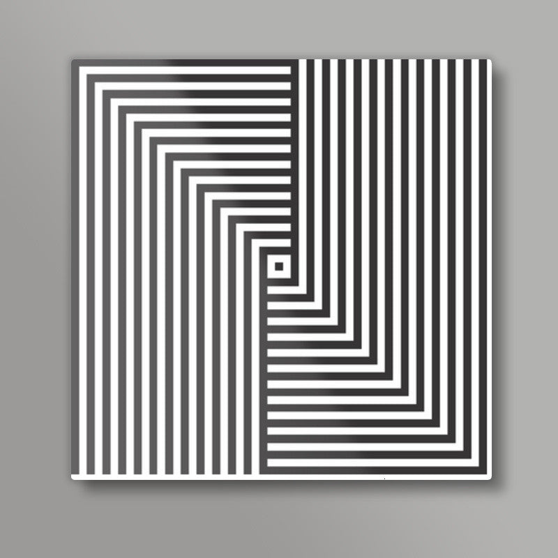 Line Trip Square Art Prints