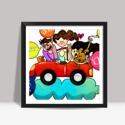 Joy Ride Square Art Prints