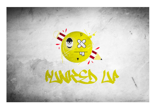 PUNKED UP Poster Grafiti Art PosterGully Specials