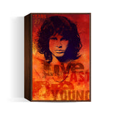 Jim Morrison Club 27- Live Fast Die young  Wall Art