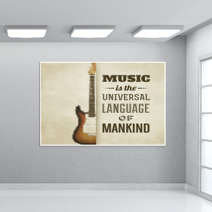 Music Message Wall Art