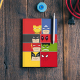 Minimalist Superheroes Notebook