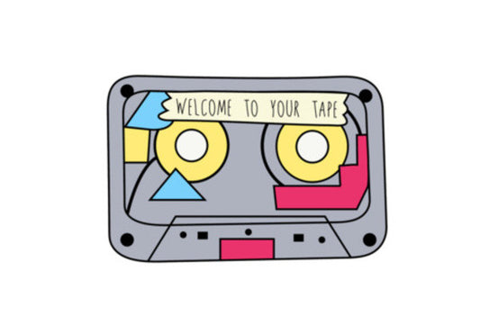 13 reasons why retro tape Wall Art